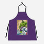The Green Fury In Japan-Unisex-Kitchen-Apron-DrMonekers