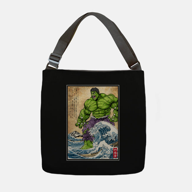 The Green Fury In Japan-None-Adjustable Tote-Bag-DrMonekers