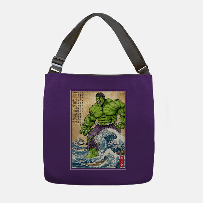 The Green Fury In Japan-None-Adjustable Tote-Bag-DrMonekers