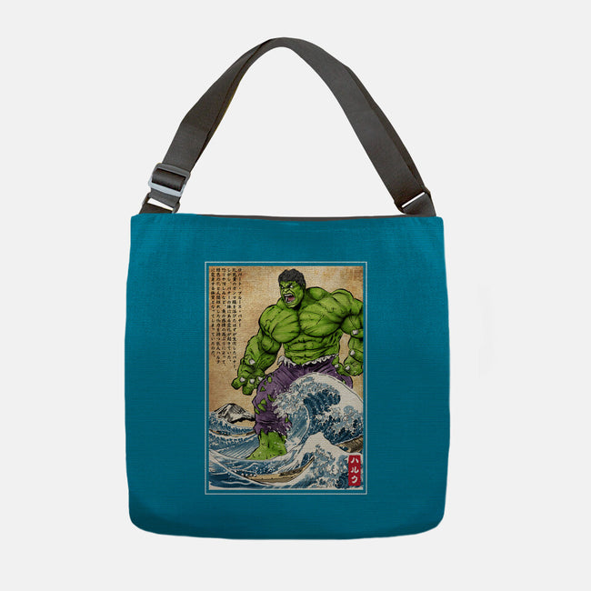 The Green Fury In Japan-None-Adjustable Tote-Bag-DrMonekers