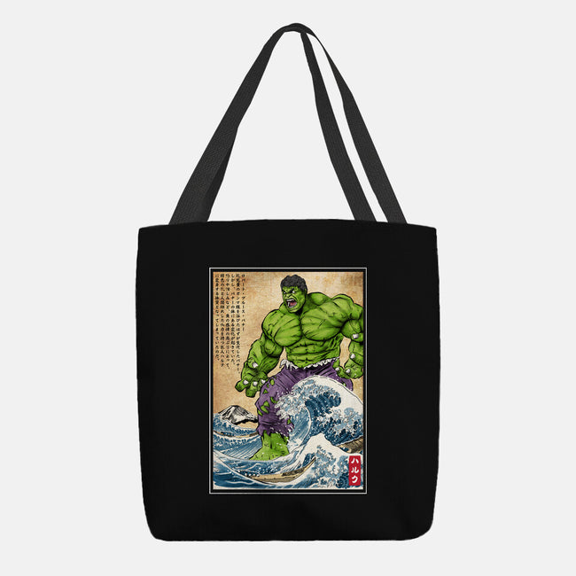 The Green Fury In Japan-None-Basic Tote-Bag-DrMonekers