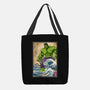 The Green Fury In Japan-None-Basic Tote-Bag-DrMonekers