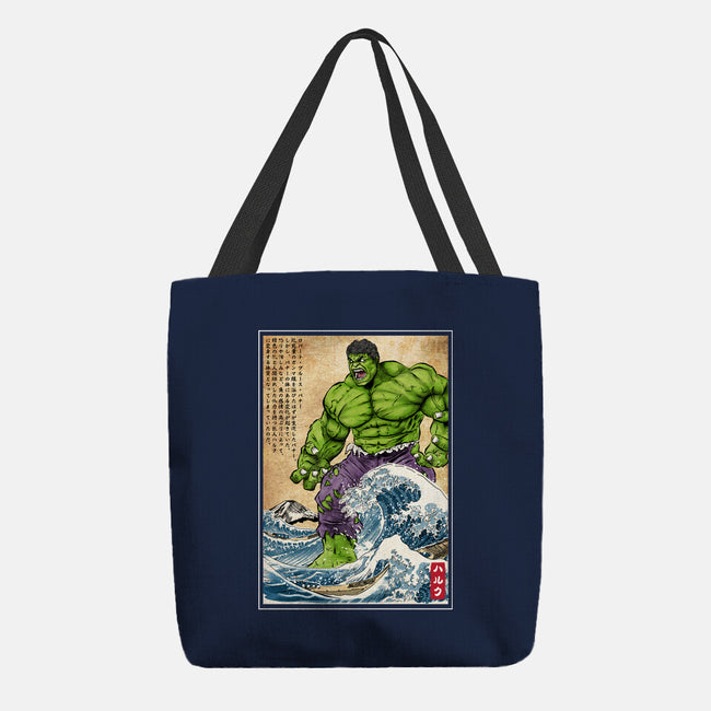 The Green Fury In Japan-None-Basic Tote-Bag-DrMonekers