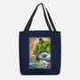 The Green Fury In Japan-None-Basic Tote-Bag-DrMonekers