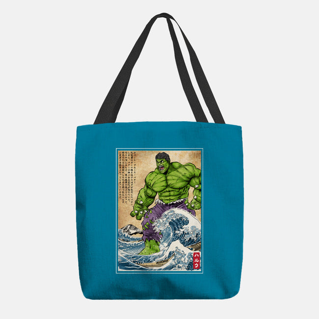 The Green Fury In Japan-None-Basic Tote-Bag-DrMonekers