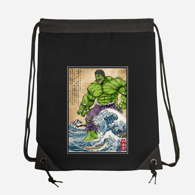 The Green Fury In Japan-None-Drawstring-Bag-DrMonekers
