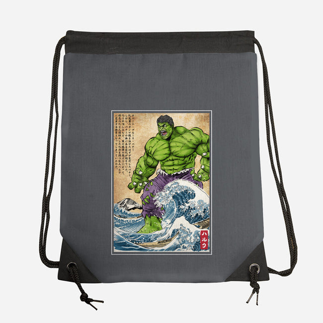 The Green Fury In Japan-None-Drawstring-Bag-DrMonekers