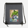 The Green Fury In Japan-None-Drawstring-Bag-DrMonekers