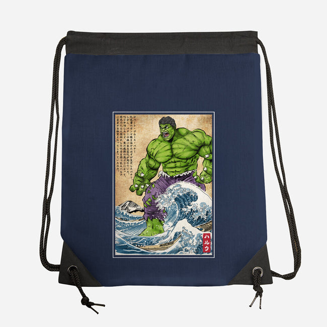 The Green Fury In Japan-None-Drawstring-Bag-DrMonekers