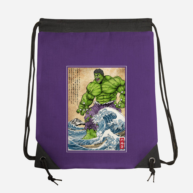 The Green Fury In Japan-None-Drawstring-Bag-DrMonekers