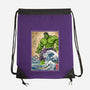 The Green Fury In Japan-None-Drawstring-Bag-DrMonekers