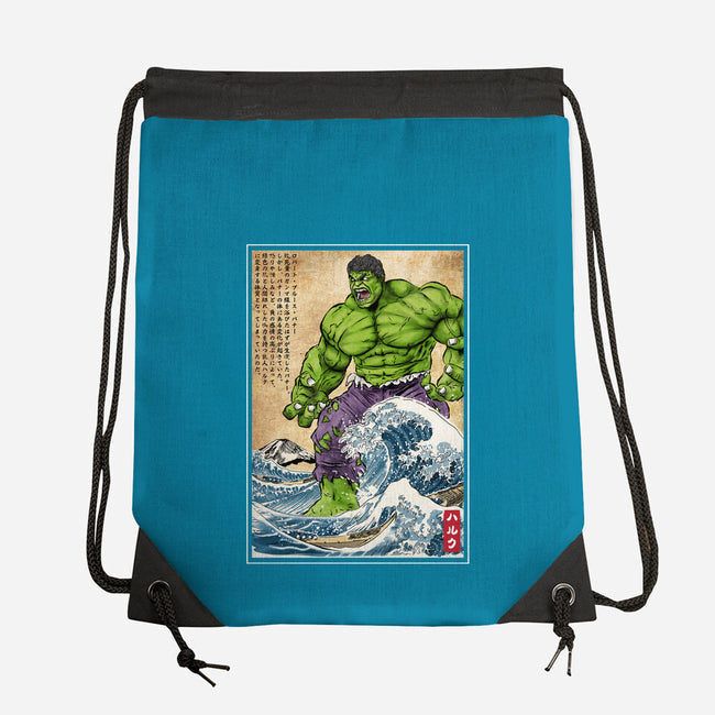 The Green Fury In Japan-None-Drawstring-Bag-DrMonekers