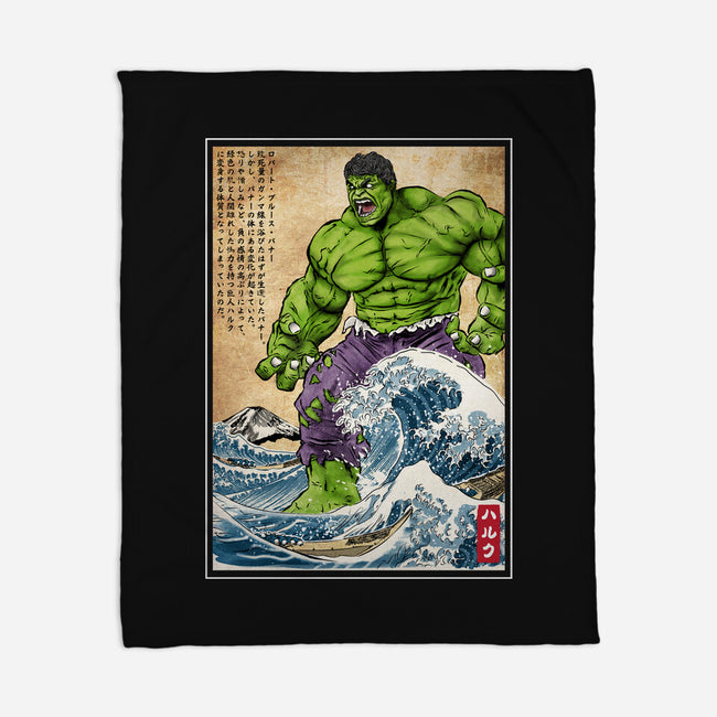 The Green Fury In Japan-None-Fleece-Blanket-DrMonekers