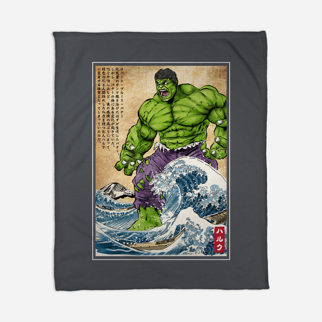 The Green Fury In Japan-None-Fleece-Blanket-DrMonekers