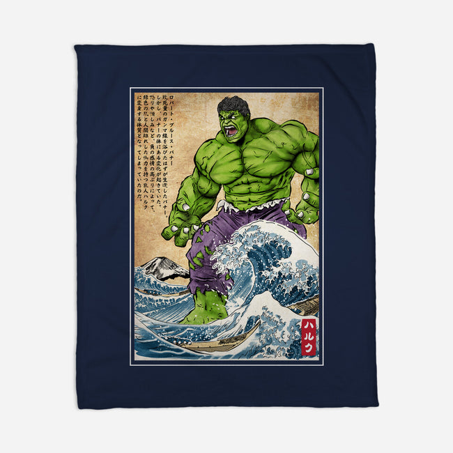 The Green Fury In Japan-None-Fleece-Blanket-DrMonekers