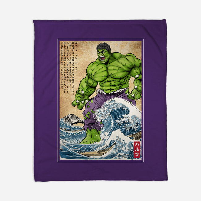 The Green Fury In Japan-None-Fleece-Blanket-DrMonekers