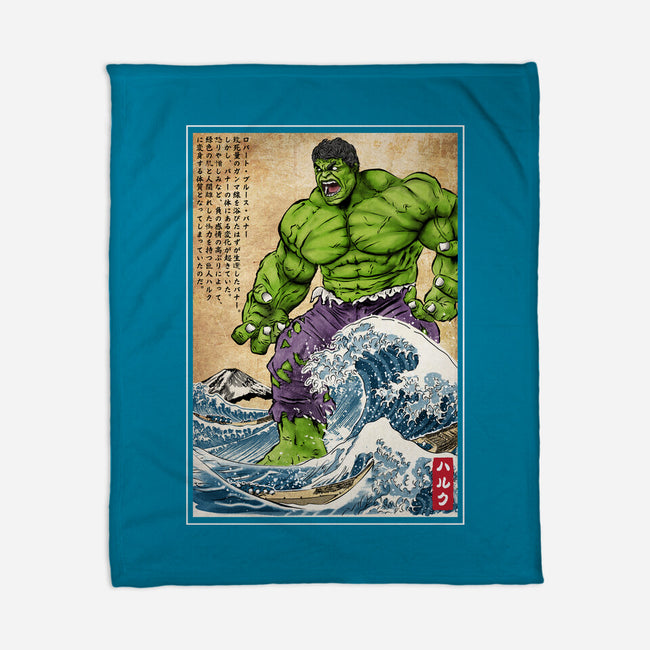 The Green Fury In Japan-None-Fleece-Blanket-DrMonekers