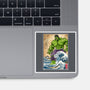 The Green Fury In Japan-None-Glossy-Sticker-DrMonekers