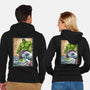 The Green Fury In Japan-Unisex-Zip-Up-Sweatshirt-DrMonekers