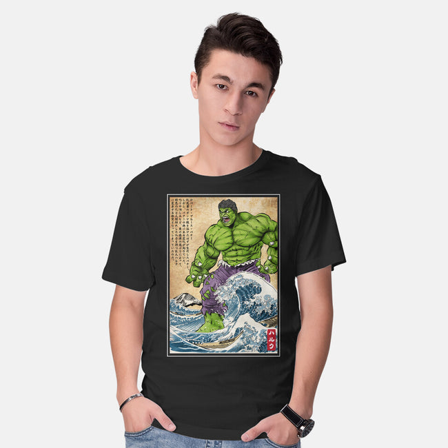 The Green Fury In Japan-Mens-Basic-Tee-DrMonekers