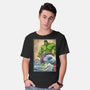 The Green Fury In Japan-Mens-Basic-Tee-DrMonekers