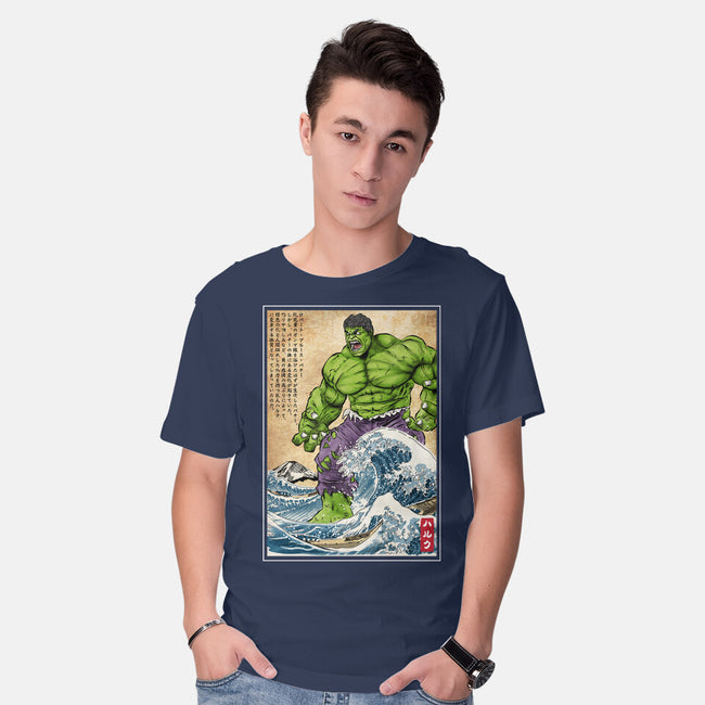 The Green Fury In Japan-Mens-Basic-Tee-DrMonekers