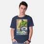 The Green Fury In Japan-Mens-Basic-Tee-DrMonekers