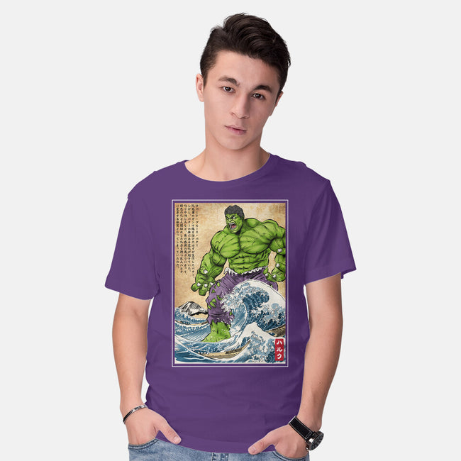 The Green Fury In Japan-Mens-Basic-Tee-DrMonekers