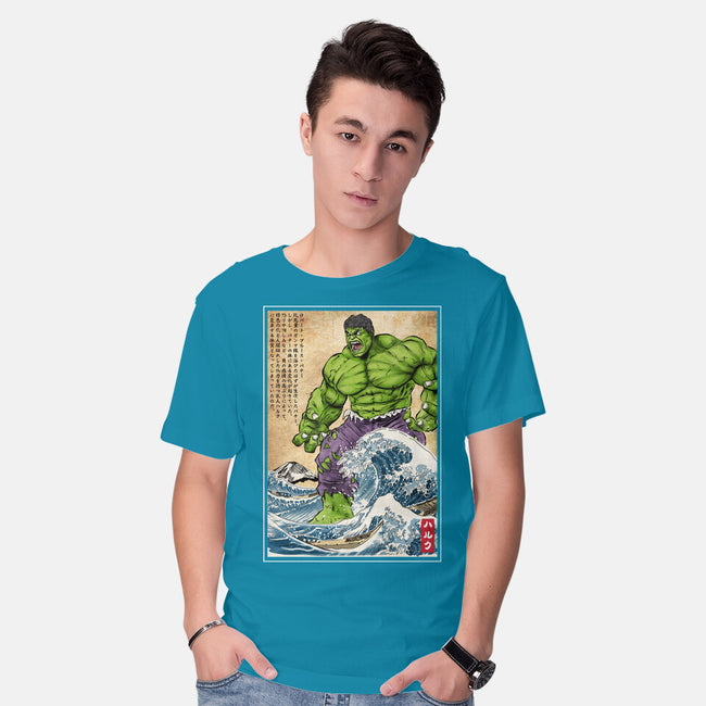 The Green Fury In Japan-Mens-Basic-Tee-DrMonekers