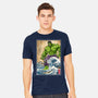 The Green Fury In Japan-Mens-Heavyweight-Tee-DrMonekers