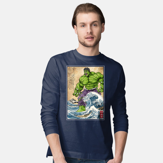 The Green Fury In Japan-Mens-Long Sleeved-Tee-DrMonekers