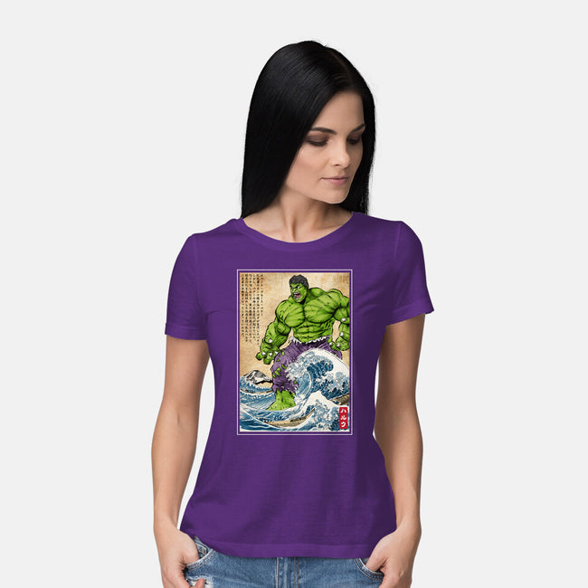 The Green Fury In Japan-Womens-Basic-Tee-DrMonekers