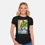 The Green Fury In Japan-Womens-Fitted-Tee-DrMonekers