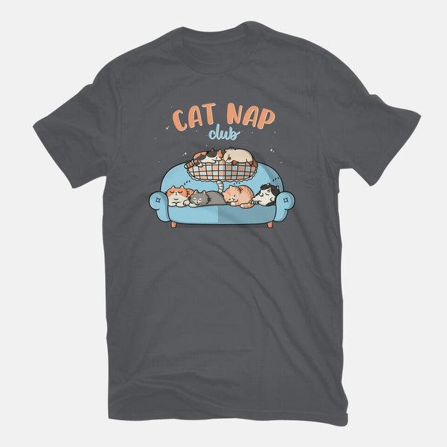 Cat Nap Club-Womens-Basic-Tee-Freecheese
