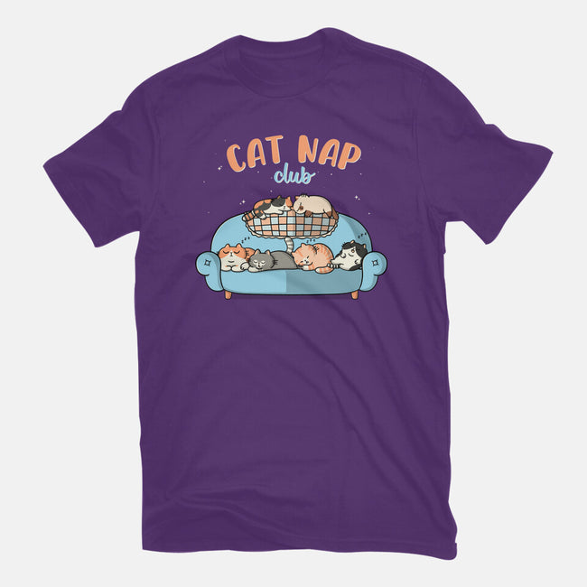 Cat Nap Club-Mens-Basic-Tee-Freecheese