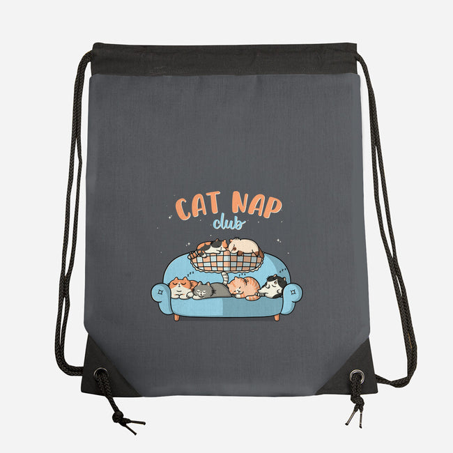 Cat Nap Club-None-Drawstring-Bag-Freecheese