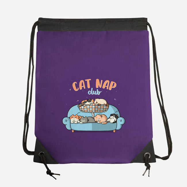 Cat Nap Club-None-Drawstring-Bag-Freecheese
