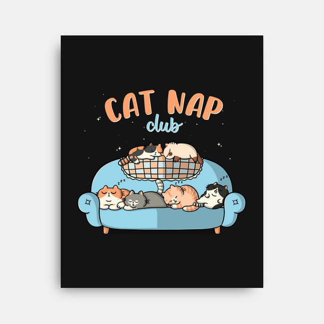 Cat Nap Club-None-Stretched-Canvas-Freecheese