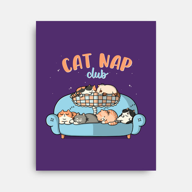 Cat Nap Club-None-Stretched-Canvas-Freecheese