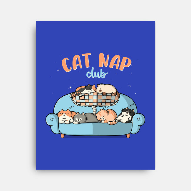Cat Nap Club-None-Stretched-Canvas-Freecheese