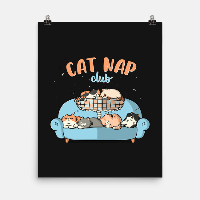 Cat Nap Club-None-Matte-Poster-Freecheese
