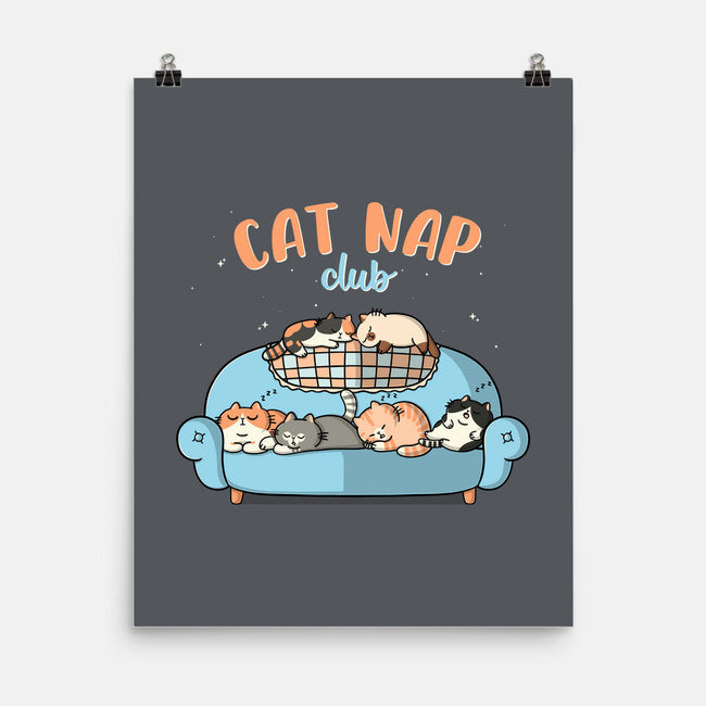 Cat Nap Club-None-Matte-Poster-Freecheese
