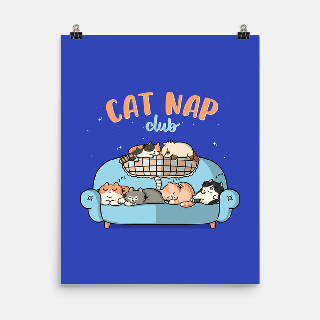 Cat Nap Club-None-Matte-Poster-Freecheese