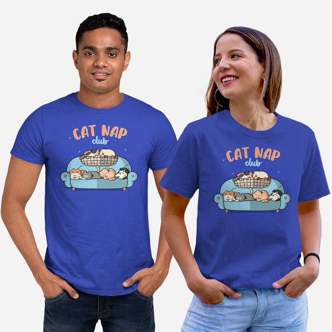 Cat Nap Club-Unisex-Basic-Tee-Freecheese