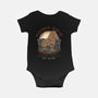 Wooden Horse Courier Service-Baby-Basic-Onesie-glitchygorilla