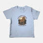 Wooden Horse Courier Service-Baby-Basic-Tee-glitchygorilla