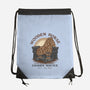 Wooden Horse Courier Service-None-Drawstring-Bag-glitchygorilla