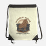 Wooden Horse Courier Service-None-Drawstring-Bag-glitchygorilla