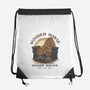 Wooden Horse Courier Service-None-Drawstring-Bag-glitchygorilla