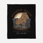 Wooden Horse Courier Service-None-Fleece-Blanket-glitchygorilla